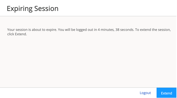 Session Expiry Notification