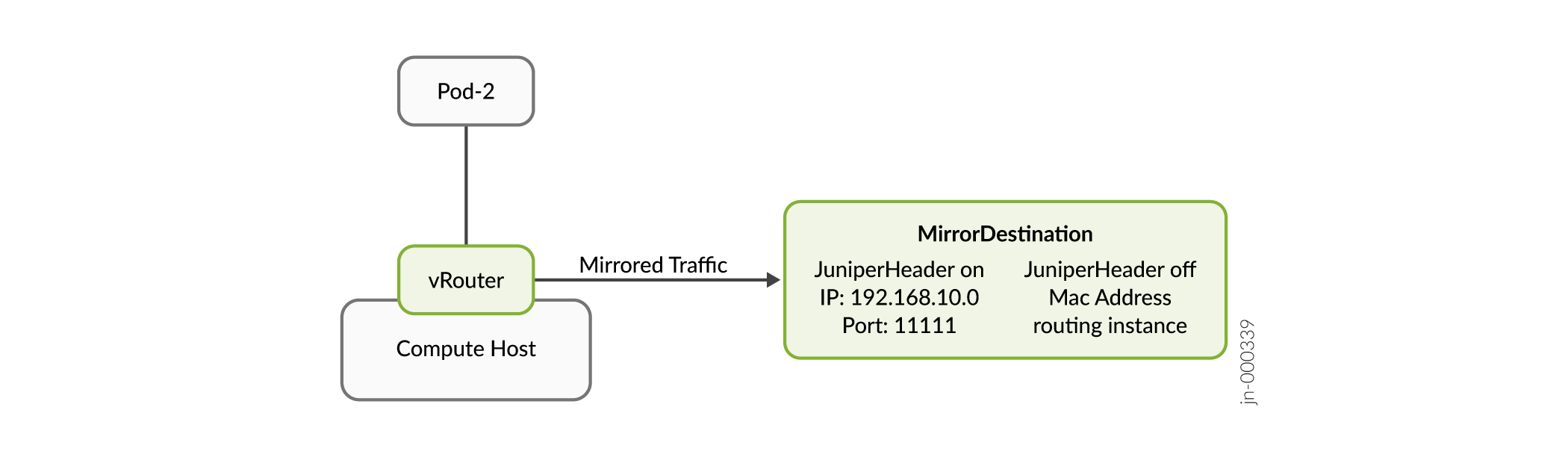 CN2 Port-Based Mirror Topology