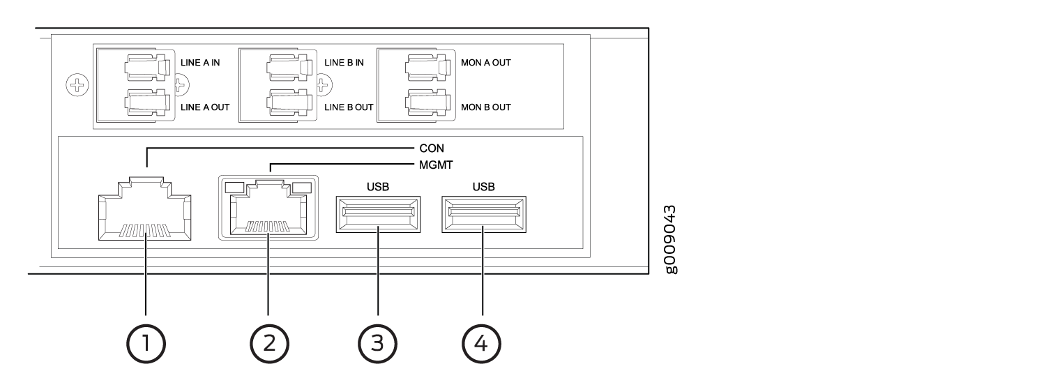 Optical ILA Management Panel Components