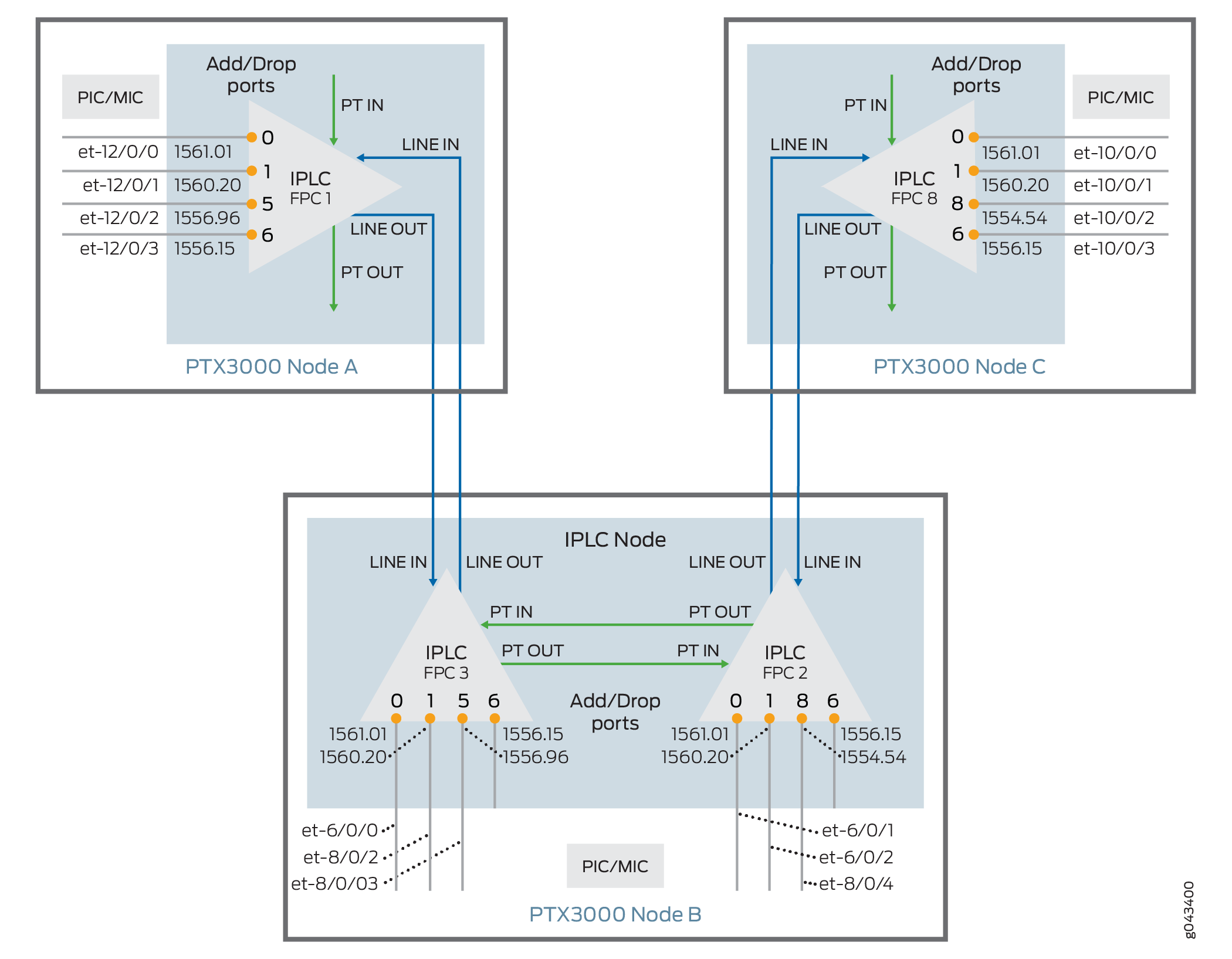 IPLC in Metro Linear Packet Optical Deployment