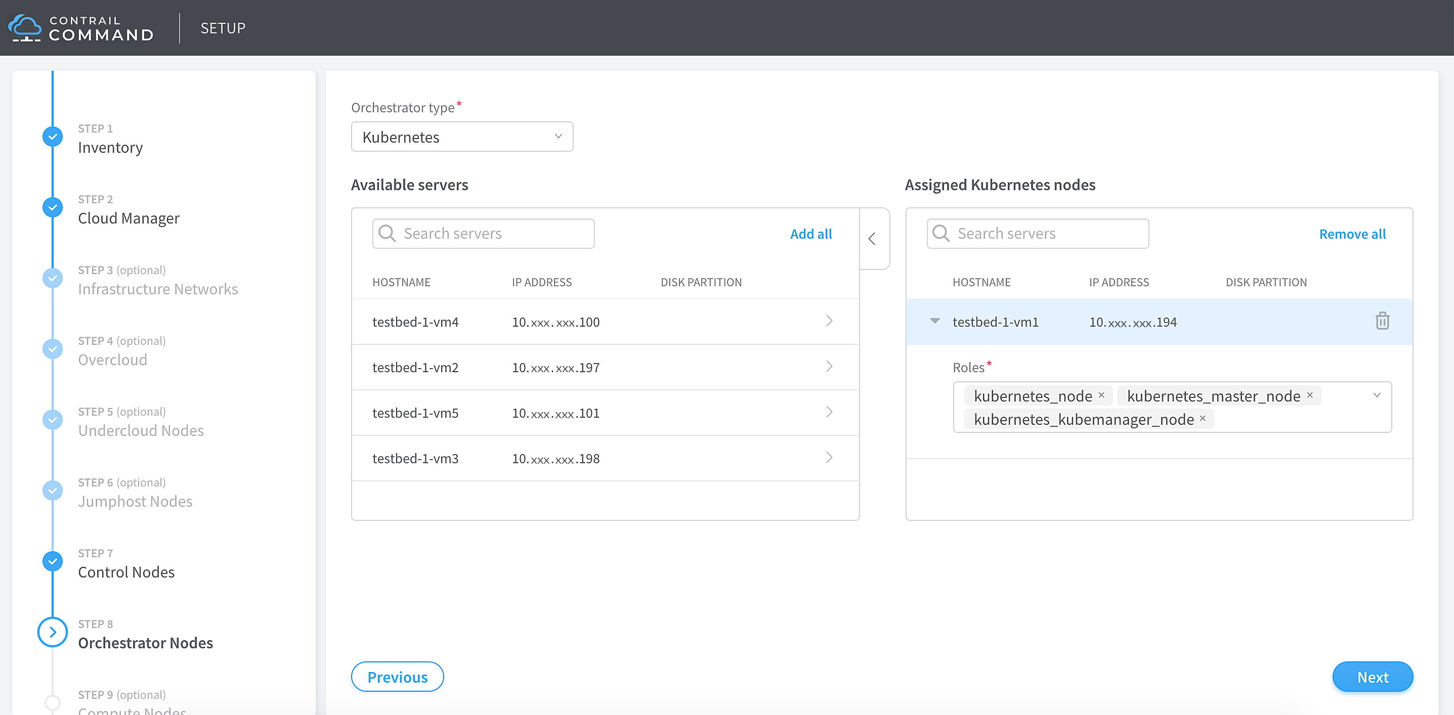 Orchestrator Nodes