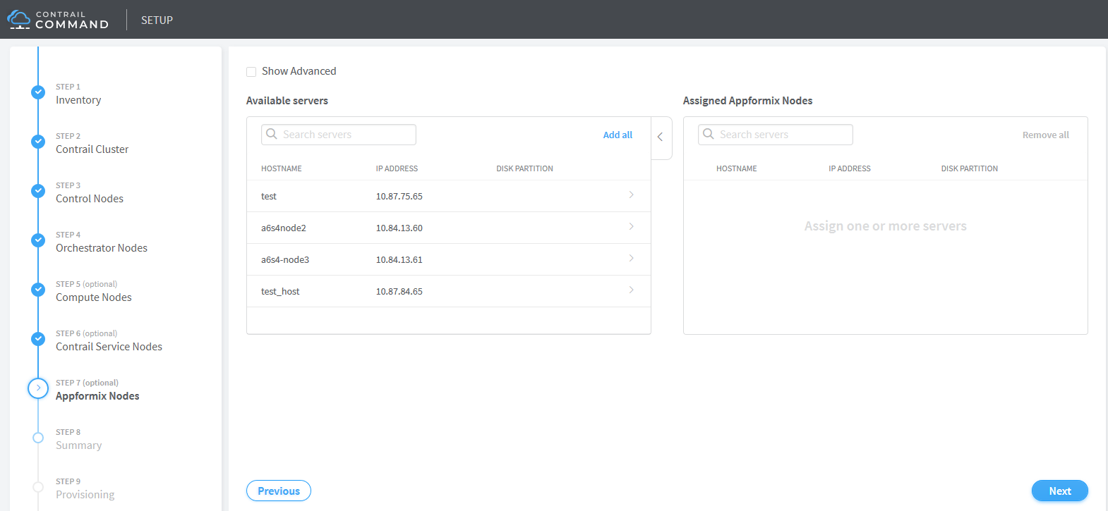 Appformix Nodes