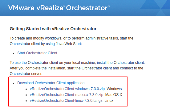 Getting Started with vRealize Orchestrator