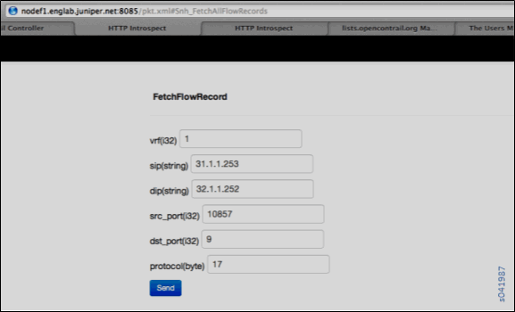 Fetch Flow Record Window