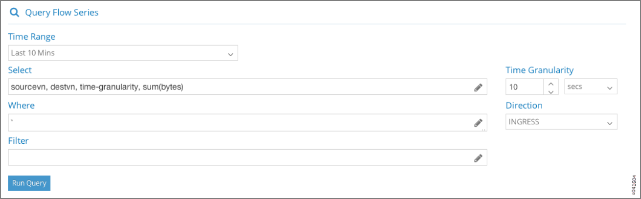 Example: Query Flow Series