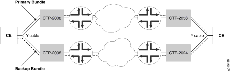 Y-Cable Redundancy at Both the Local and Remote Sites