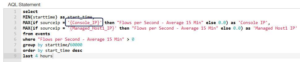 Creating AQL Parameters for Your Workspace Dashboards