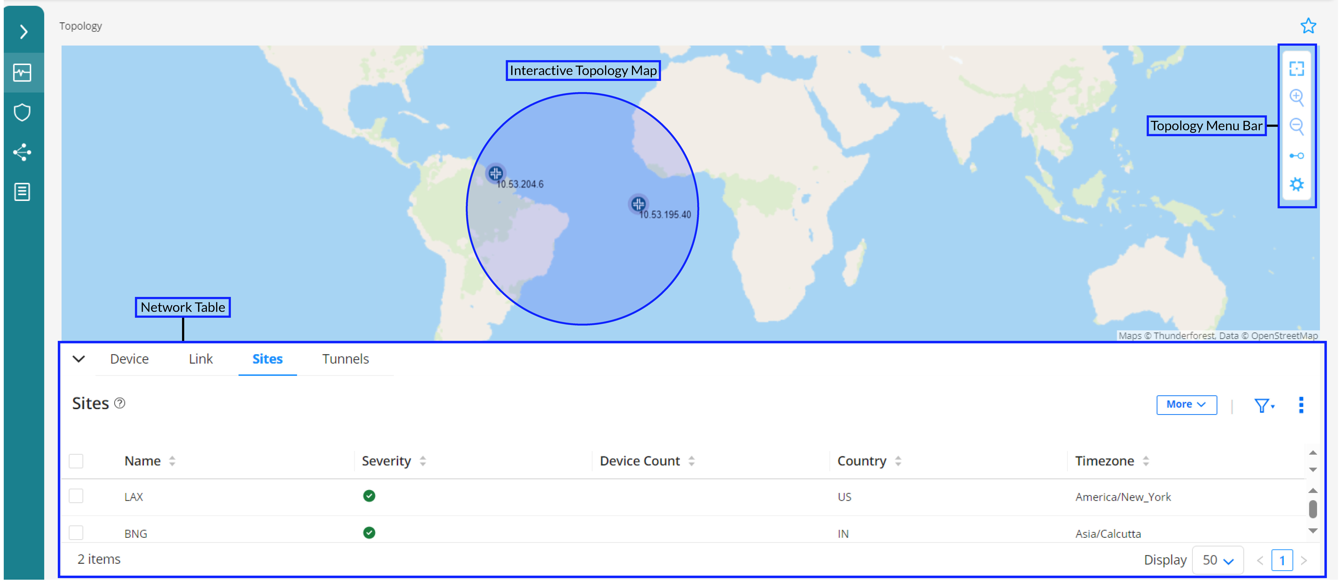 Topology Page