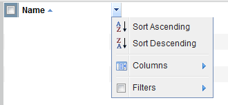 Sorting Tables