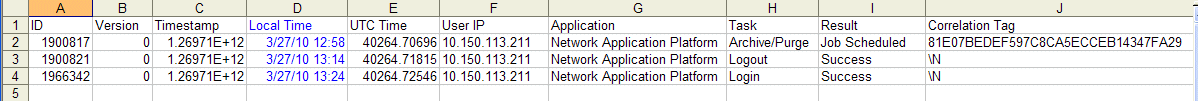 Formatting the Local Times Column in Microsoft Excel