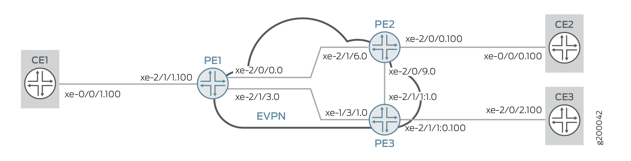 EVPN E-Tree Service