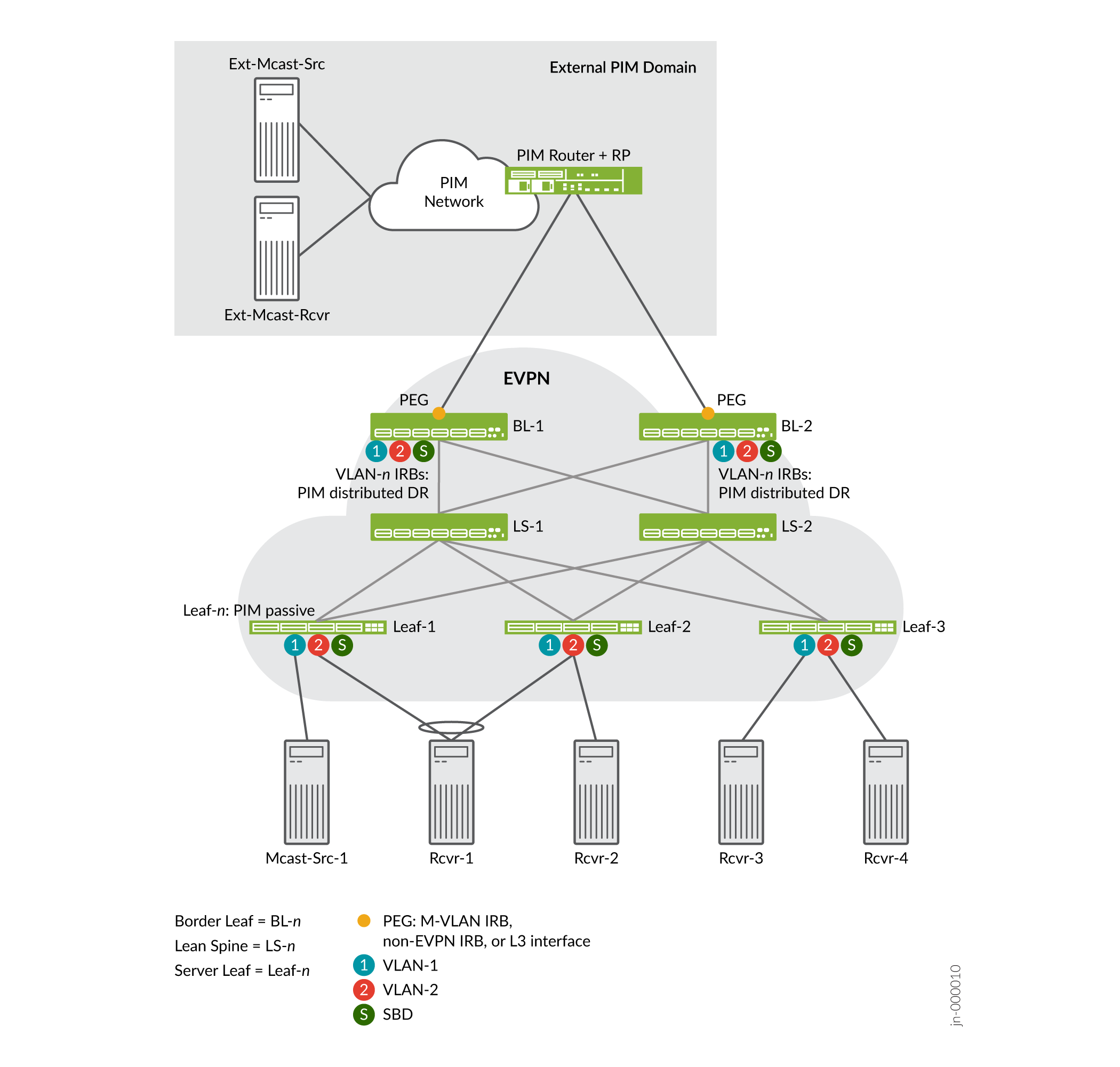 EVPN Fabric with Regular OISM