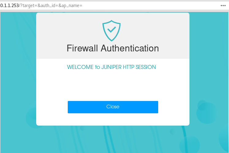 Web Authentication Banner