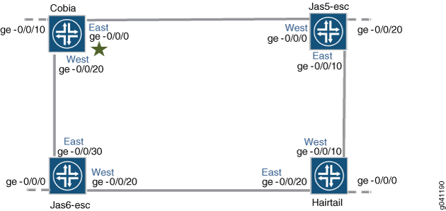 Ethernet Ring Protection Switching Example