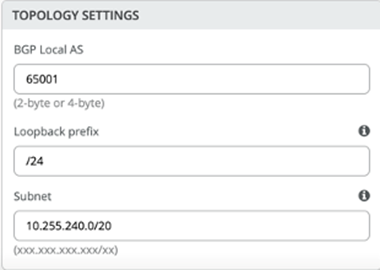 Older Fabric Configuration Options