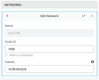 Edit a Network