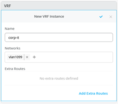 Assign Network to VRF