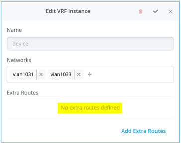 VRF3—Access VLANs Without Default Routes