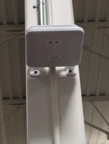 AP mounted on a pole
