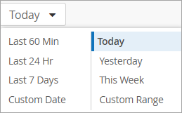 Selecting a Time Period