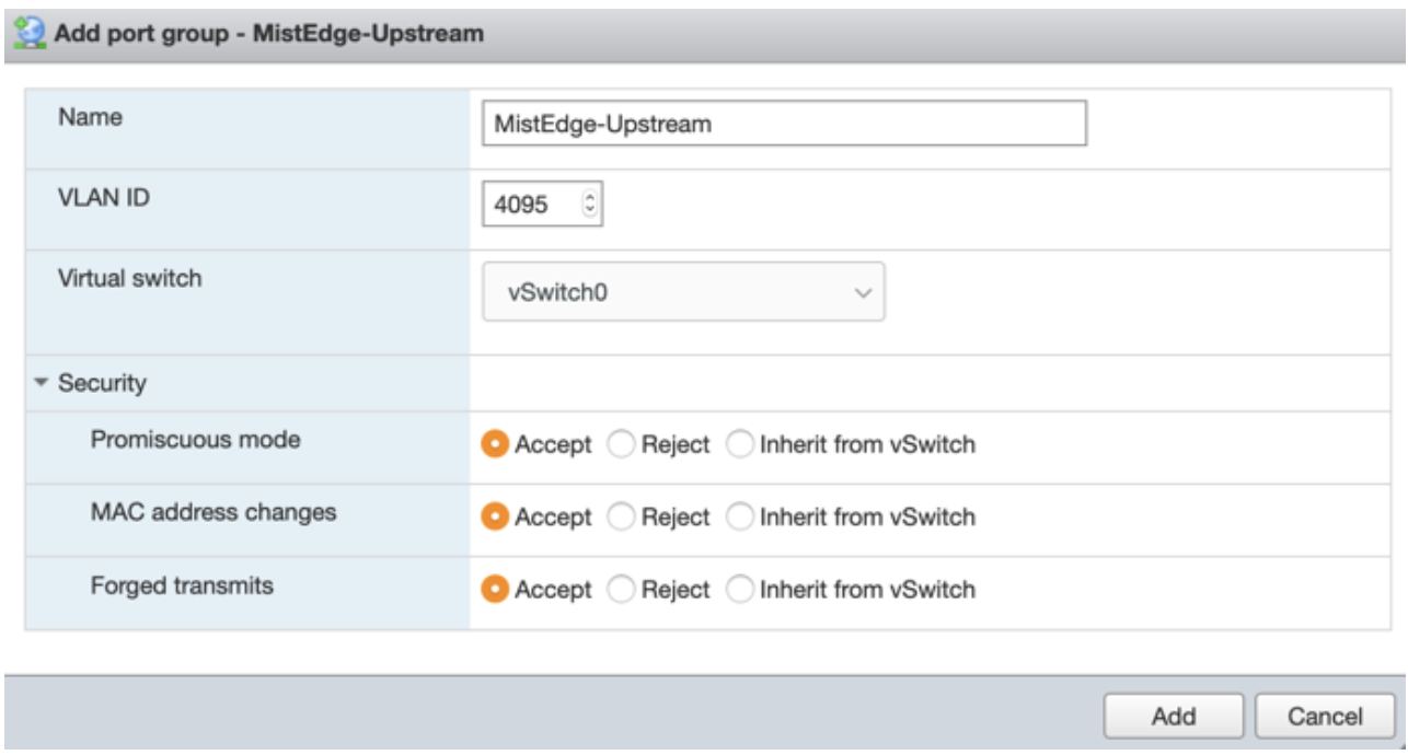 Upstream Port Group