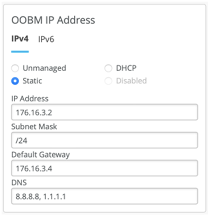 OOBM Configuration