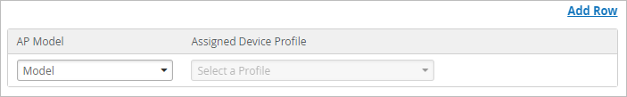 Model/Profile Table for Auto-Provisioning