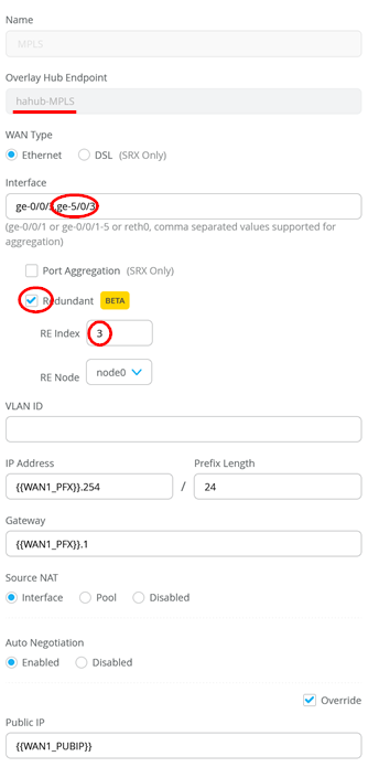 WAN Interface Configuration (Second)