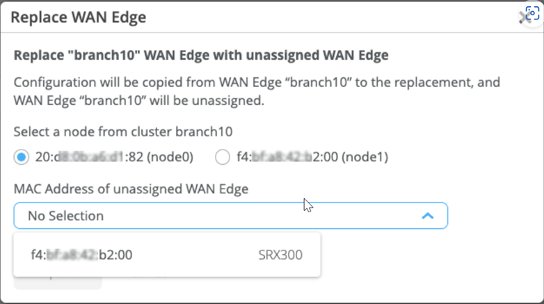 Replace SRX Series Firewall in HA with Another Device