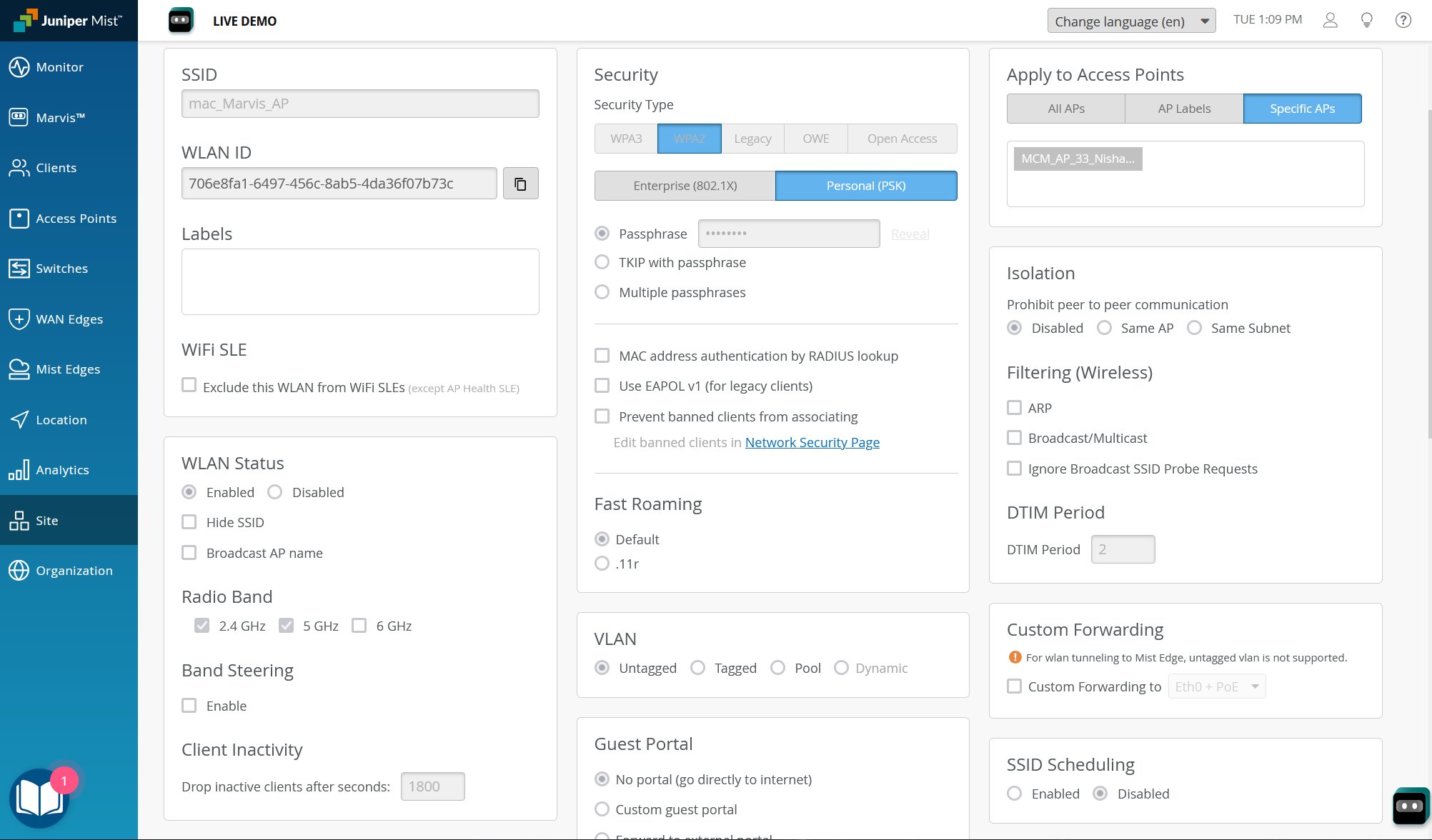 WLAN Settings