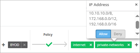 Label Selection for Allow/Deny