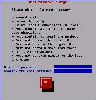 Changing the Root Password