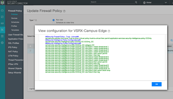 Policy Enforcer: Update Firewall Policy