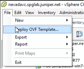 Deploy Policy Enforcer OVF File 1