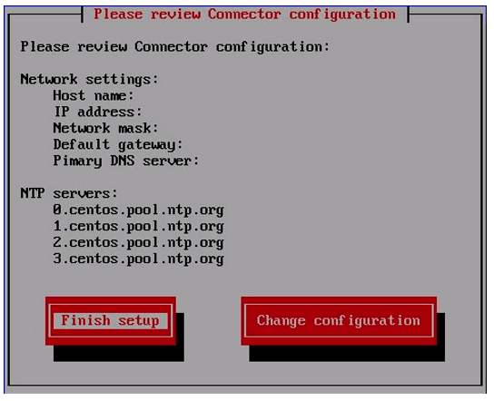 Reviewing Your Configuration Settings