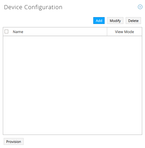 Device Configuration