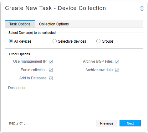 Device Collection Task, All Devices