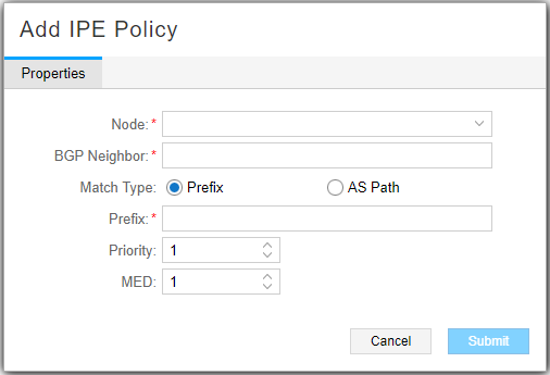 Add IPE Policy Window