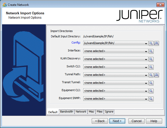 Selecting the Output Directory and Runcode