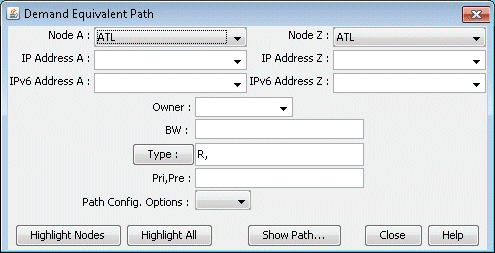 Demand Equivalent Path