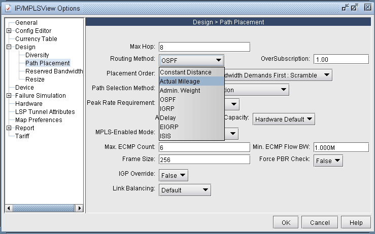 Routing according to Actual Mileage