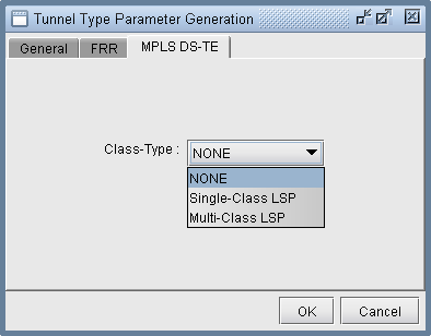 Selecting the Type of DiffServ-Aware LSP