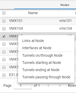 Right-Click Filtering Options Example