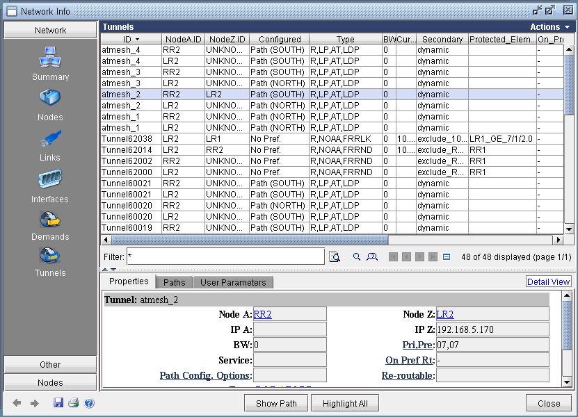 Tunnel Path Data Collection and Import for Auto-tunnels | Juniper Networks