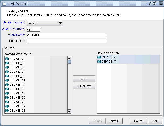 Adding Devices to the VLAN