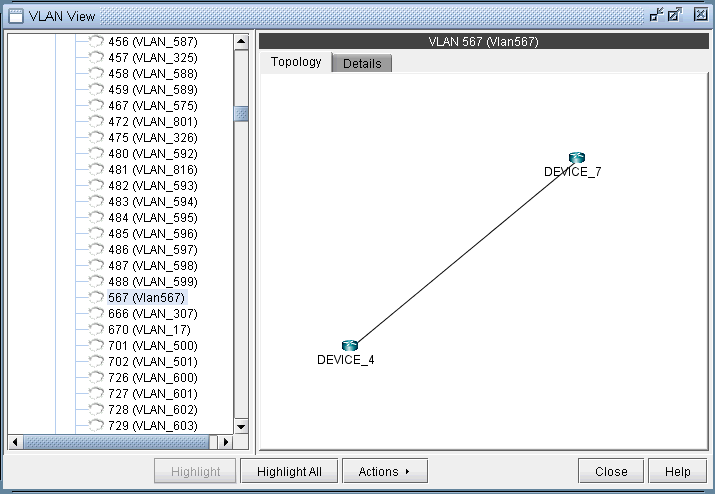 Newly Added VLAN’s Topology View