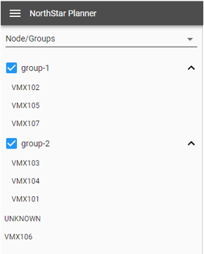 Example Node/Groups List