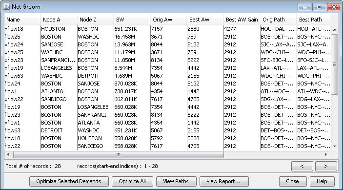 Net Groom Window After Optimization