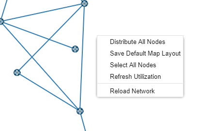 Right-Click Options for the Topology Map as a Whole