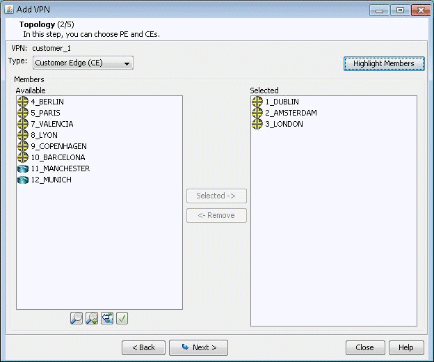 Adding a Full Meshed L3 VPN